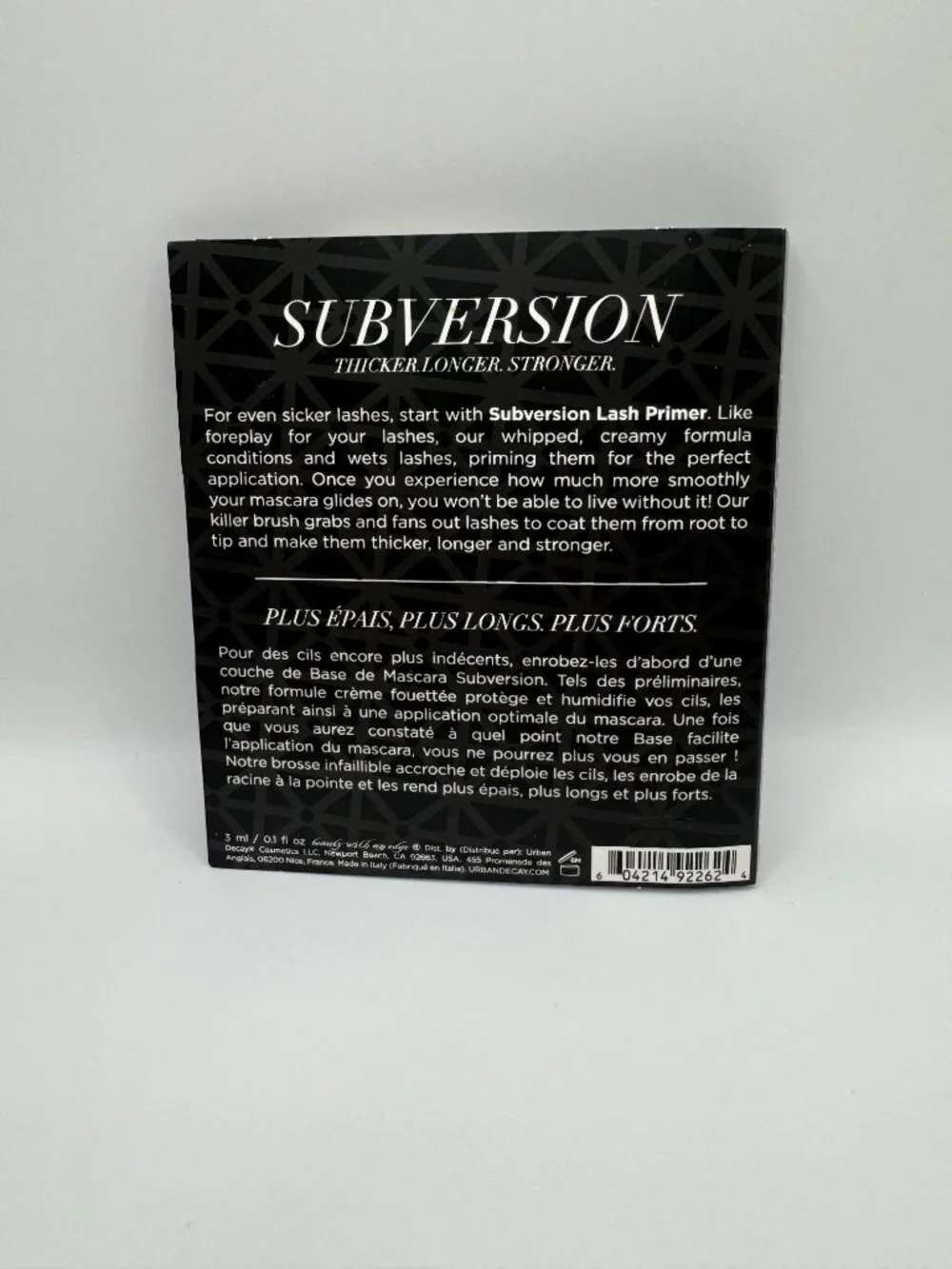Urban Decay Perversion Mascara Travel Size .1oz